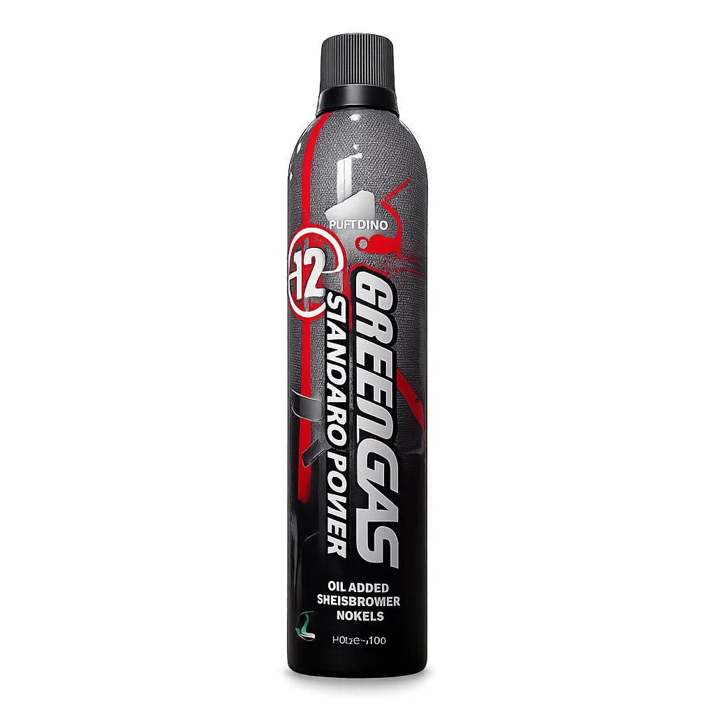 Green Gas Standard Power H2 Puff Dino 1100ml Gas Airsoft GBB GBBR High Performance Premium
