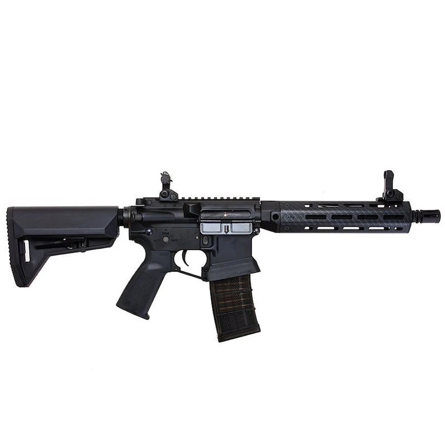 EMG LANCER SYSTEMS LICENSED L15 DEFENSE AEG AIRSOFT RIFLE (FAUX CARBON HANDGUARD /8INCH) BY KING ARMS