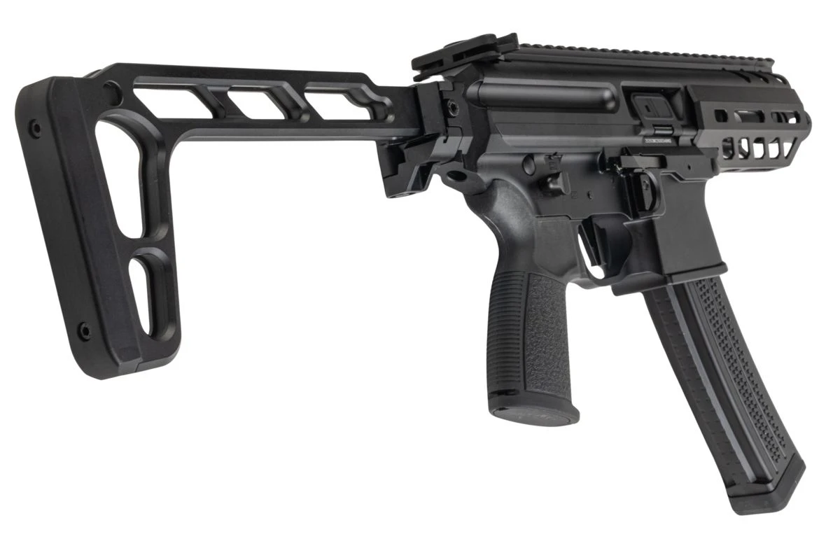 STRATOS X AIRSOFT MPX-K GBB AIRSOFT SMG WITH CNC STOCK - BLACK