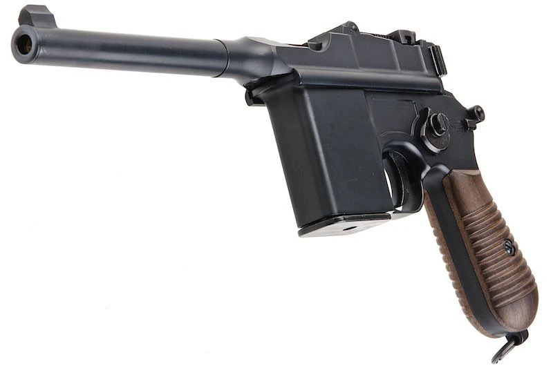 MARUSHIN M712 MATT BLACK NORMAL BARREL GREEN GAS AIRSOFT PISTOL