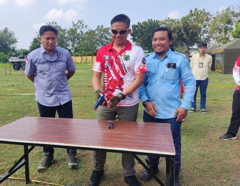 Menyemarakan HUT RI ke- 80 Kejuaraan menembak Piala Danyonif Mekanis 202 Tajimalela Kota Bekasi