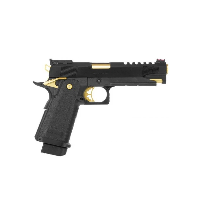 TOKYO MARUI HI CAPA 5.1 GOLD MATCH GREEN GAS AIRSOFT PISTOL